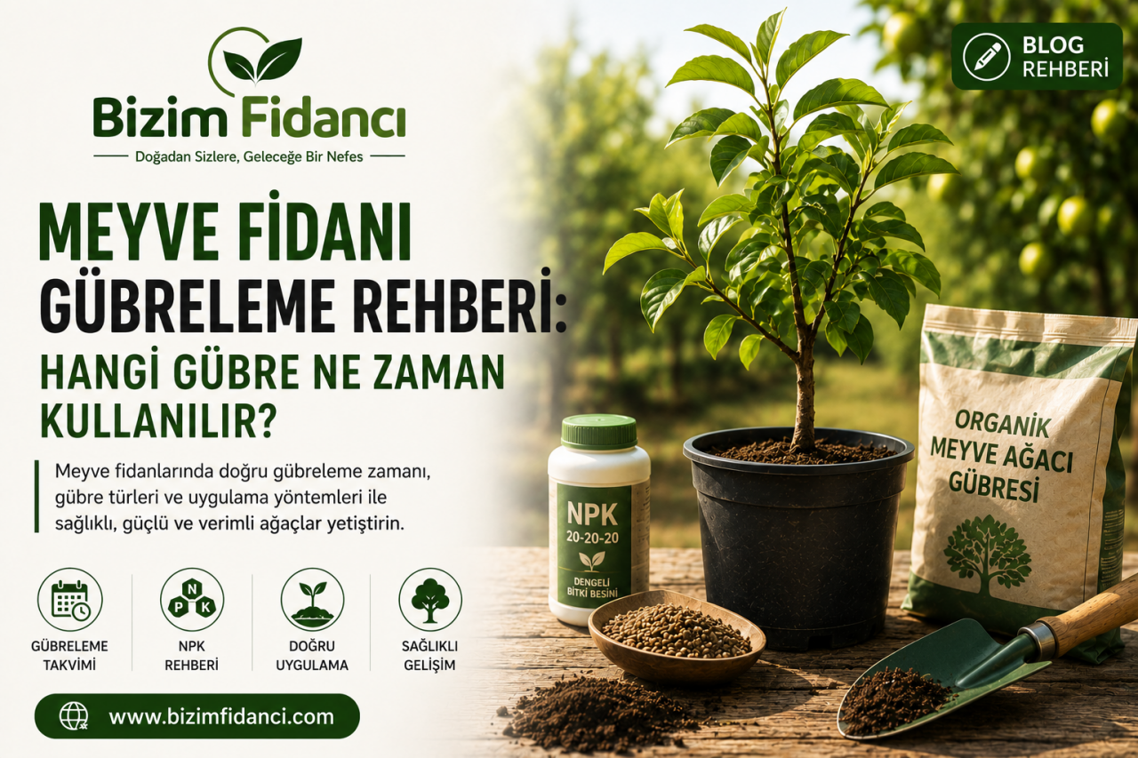 Meyve Fidanı Gübreleme Rehberi: Hangi Gübre Ne Zaman Kullanılır?