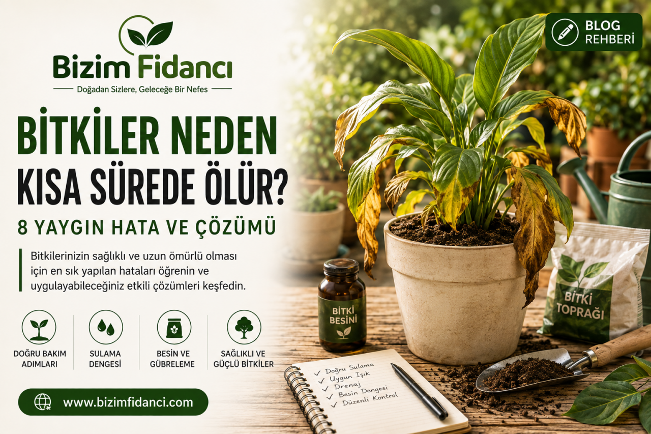 Bitkiler Neden Kısa Sürede Ölür? 8 Yaygın Hata ve Çözümü