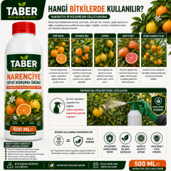 Narenciye Ağaçları İçin Yapraktan Bitki Bakım Konsantresi 500 ML - TABER