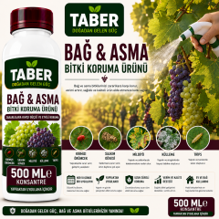 TABER Bağ & Asma Bitki Bakım Ürünü 500 ML Konsantre | Bağ ve Asmalar İçin Yapraktan Uygulama