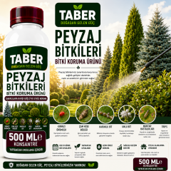 TABER Peyzaj Bitkileri Bitki Bakım Ürünü 500 ML Konsantre | Peyzaj Bitkileri İçin Yapraktan Uygulama