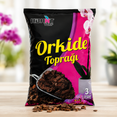 Orkide Toprağı 3 Litre – Orkideler İçin Özel Karışım Hazır Saksı Toprağı