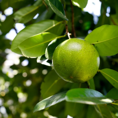Black Sapote Çikolata Meyvesi Fidanı – Nadir Tropikal Çeşit, Puding Kıvamlı Siyah Meyveli